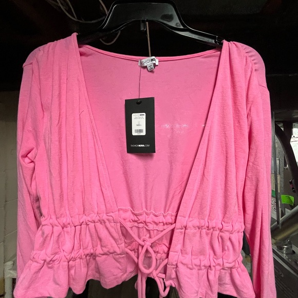 Pink Women's Top Size L NWT - Picture 4 of 7